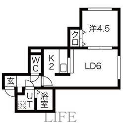 ライフステージ菊水の物件間取画像